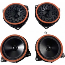 Jogo Auto Falantes Jbl Toyota Hilux 2021 Original - Preto