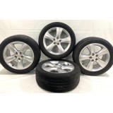Jogo Rodas Aro 17 Gm Cruze Ltz 2014 Original (pneus Gastos) Prateado