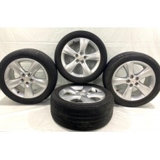 Jogo Rodas Aro 17 Gm Cruze Ltz 2014 Original (pneus Gastos) Prateado