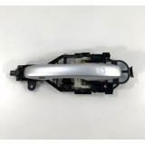 Macaneta Porta Dianteira Esquerda Volvo Xc60 2019 Original Prateado Dianteira