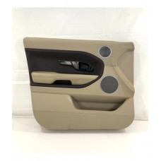 Forro Porta Dianteiro Esquerdo Evoque 2012 Original Marrom-claro
