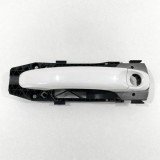 Maçaneta Porta Dianteira Esquerda Vw Amarok 2015 Original Branco Dianteira