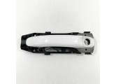 Maçaneta Porta Dianteira Esquerda Vw Amarok 2015 Original Branco Dianteira